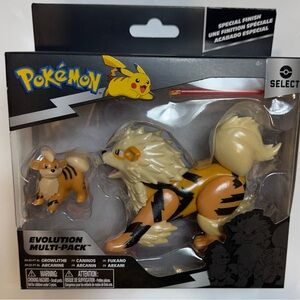 Pokémon Evolution Multi-Pack with Arcanine and Growlithe Figures